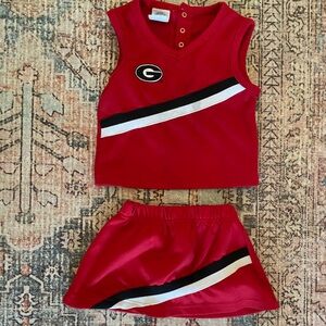 Red and Black Athletic Set with Logo